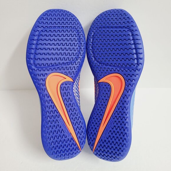 Nike Court Air Zoom Vapor 11 HC Tennis Shoes DR6966-105 Size 8 White Hyper Royal main image 6